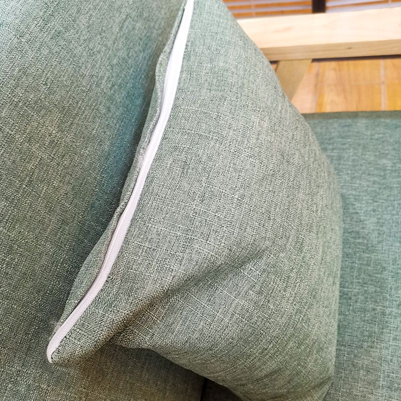 Fabric Square Arm Slipcovered 2/3 Seat Sofa Solid Color Sofa for Apartment Clearhalo 'Furniture' 'furniture_sofas' 'kitchen' 'kitchen_sofas' 'Living Room Furniture' 'Sofa' 'sofas' 1200x1200_03b50ffd-e460-4cde-aa30-5f63321cb1a5