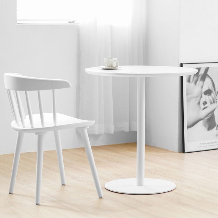 Round Tulip Base Casual Dining Table Four-Color Fixed Table with Solid Wood Clearhalo ' dining_table' 'Dining Tables & Seating' 'Dining Tables' 'furn' 'furn_dining_table' 'Furniture' 'furniture_dining_table' 'Kitchen & Dining Furniture' 'kitchen&dining_furn' 'kitchen' 'kitchen_dining_table' 1200x1200_03b68e02-81c8-4347-900d-12abd8763886