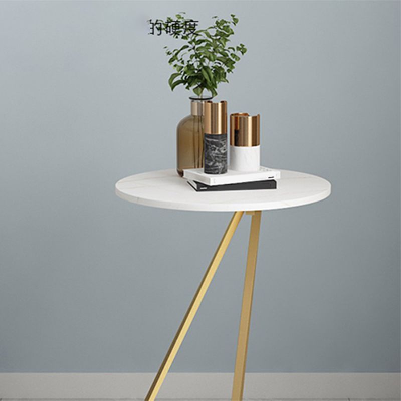 Contemporary Frame End Table Round Side End Table for Living Room Clearhalo 'Coffee & Accent Tables' 'End & Side Tables' 'end_side_tables' 'furn' 'furn_end_side_tables' 'Furniture' 'Living Room Furniture' 1200x1200_03b7622f-75bb-45be-af3a-54247b0fb885