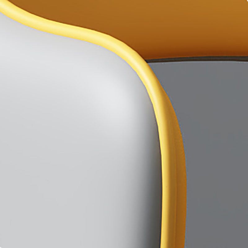 Glam Style Metal Arm Chair Open Back Upholstered Dining Side Chair Clearhalo 'Dining Chairs' 'Dining Tables & Seating' 'dining_chair' 'furn' 'furn_dining_chair' 'Furniture' 'furniture_dining_chair' 'Kitchen & Dining Furniture' 1200x1200_03bda217-1867-4503-b44c-ee0624af32bc