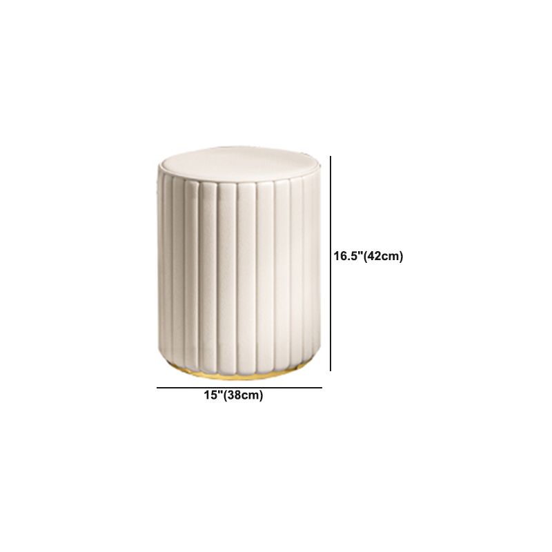 Glam Slate Top Make -up Eitelkeitstisch Tabelle 30,7 "großer beige Schminktisch