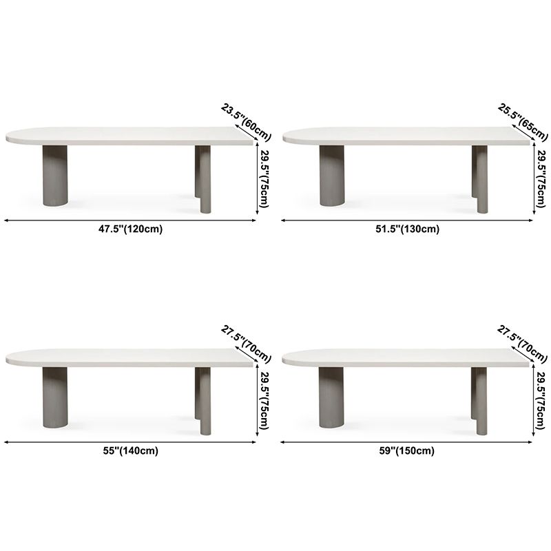 Modern Style Home Solid Wood Dining Table Freeform Shape Table with 3 Legs Base Clearhalo ' dining_table' 'Dining Tables & Seating' 'Dining Tables' 'furn' 'furn_dining_table' 'Furniture' 'furniture_dining_table' 'Kitchen & Dining Furniture' 'kitchen&dining_furn' 'kitchen' 'kitchen_dining_table' 1200x1200_03c247ab-b5d5-4c36-8c37-0048058800dc