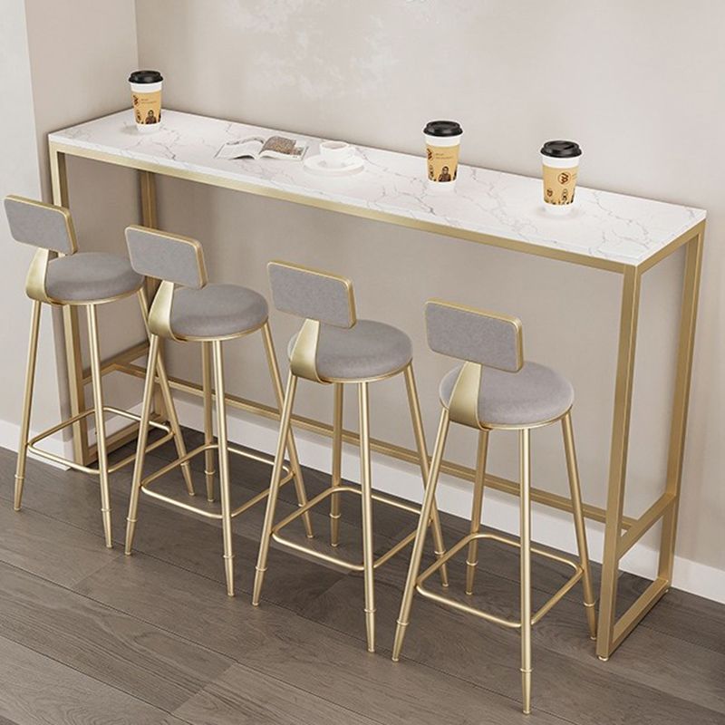 Glam Rechthoek Stenen Teller Tafel 1/4 Pieces Bars Tafel ingesteld voor Cafe