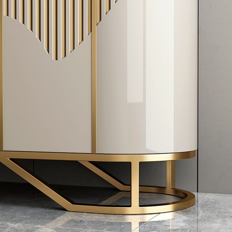 Base oro moderna sideboard a buffet a buffet con archiviazione