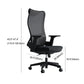 High Back Office Chair Rotatable Black Mesh Desk Chair with Adjustable Arm Clearhalo 'furn' 'furn_office_chair' 'Furniture' 'Office Chairs' 'Office Furniture' 'office_chair' 1200x1200_03c62d50-7d8f-4448-bd7b-105cd2fe204c