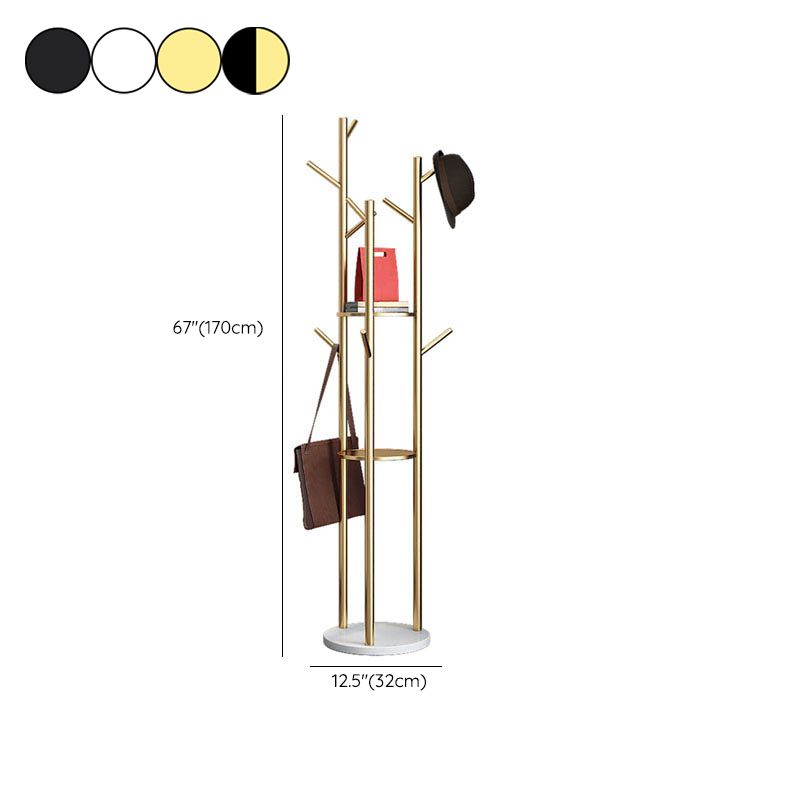 Ext Entry Hall Tree Glam Free Standing Hall Stand con gancio
