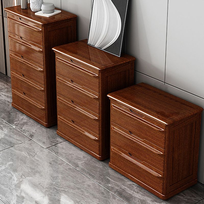 Contemporary Walnut Wood Storage Chest Bedroom Chest with Drawers Clearhalo 'Bedroom Furniture' 'Dressers & Chests' 'dressers_chests' 'furn' 'furn_dressers_chests' 'Furniture' 1200x1200_03c7041c-8ead-4367-86f1-4b86ce6bb9ff