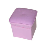 Mid-Century Modern Pouf Ottoman Faux Leather Upholstered Solid Color Square Ottoman Clearhalo 'furn' 'furn_ottomans_poufs' 'Furniture' 'Living Room Furniture' 'Ottomans & Poufs' 'ottomans_poufs' 1200x1200_03c81628-c131-40d9-bcdc-1b13e086ad5d