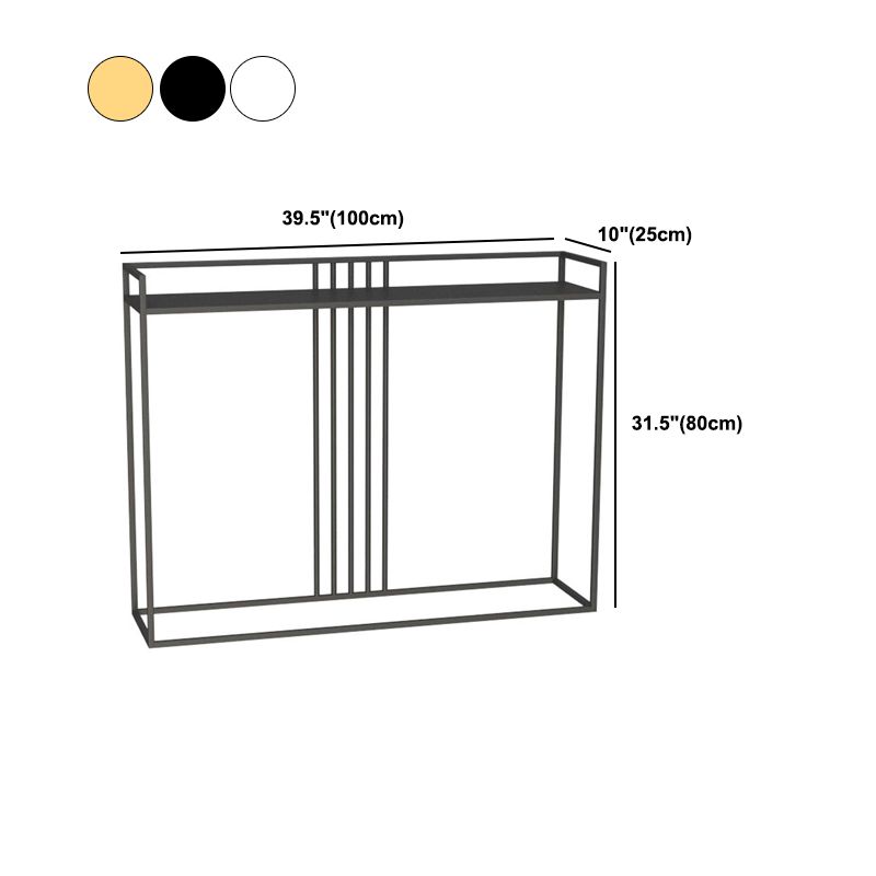 31.49 inch Hall Console Accent Table Ironcraft Sofa Console Table ...