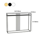 Tabella dell'accento console della sala da 31,49 pollici tavolo da divano di divano di divano