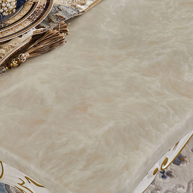 Vitoria White Marble Dining Table Rectangle Dining Table for Kitchen Clearhalo ' dining_table' 'Dining Tables & Seating' 'Dining Tables' 'furn' 'furn_dining_table' 'Furniture' 'furniture_dining_table' 'Kitchen & Dining Furniture' 'kitchen&dining_furn' 'kitchen' 'kitchen_dining_table' 1200x1200_03cd0c0a-a20c-4c42-b0d0-62ba8f42525b