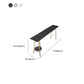 Rectangle Pub Table Glam Stone Bar Table for Cafe and Breakroom Clearhalo 'Bar Furniture' 'Bar Tables' 'bar_tables' 'furn' 'furn_bar_tables' 'Furniture' 'Kitchen & Dining Furniture' 1200x1200_03ce2f7c-9b98-4382-bb13-90e80eeeae4f