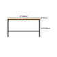 Pine Wood Bar Table Industrial Rectangle Bar Dining Table with Trestle for Cafe