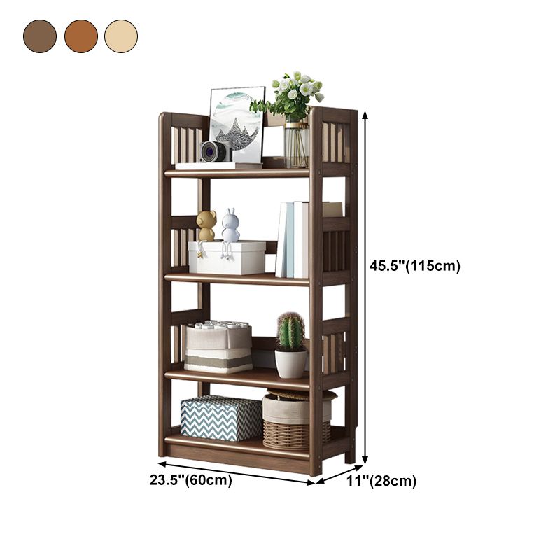 Standard Shelf Bookcase With Rectangular Shelves Wooden Bookshelf Clearhalo 'Bookcases' 'Furniture' 'furniture_bookcases' 'Office Furniture' 1200x1200_03cf3009-b284-4023-9c03-cf21778d9c02