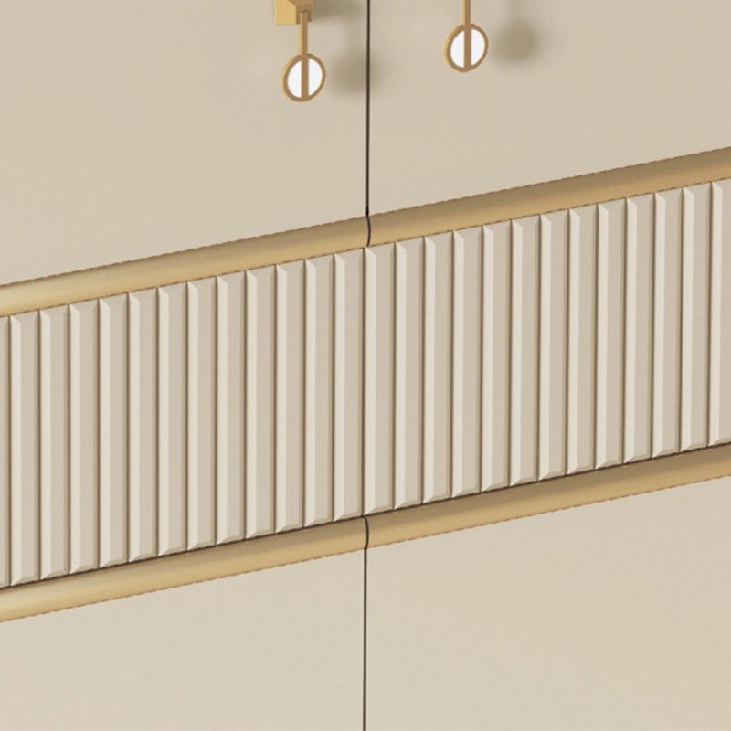 Tavolo da tavolo a buffet moderno tavolo in legno massiccio con porte per sala da pranzo