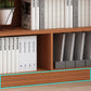 Closed Wooden Bookcase Modern Home Bedroom Living Room Standard Bookshelf