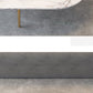 Glam Table basse en ardoise à 4 pieds avec base en fer blanc