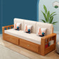 Removable Cushions Scandinavian Solid Wood Futon Sleeper Sofa Bed Clearhalo 'furn' 'furn_futons' 'Furniture' 'Futons & Daybeds' 'Futons' 'Living Room Furniture' 1200x1200_03d7a6e3-efa5-4ba8-ba2a-99233f61b4f0