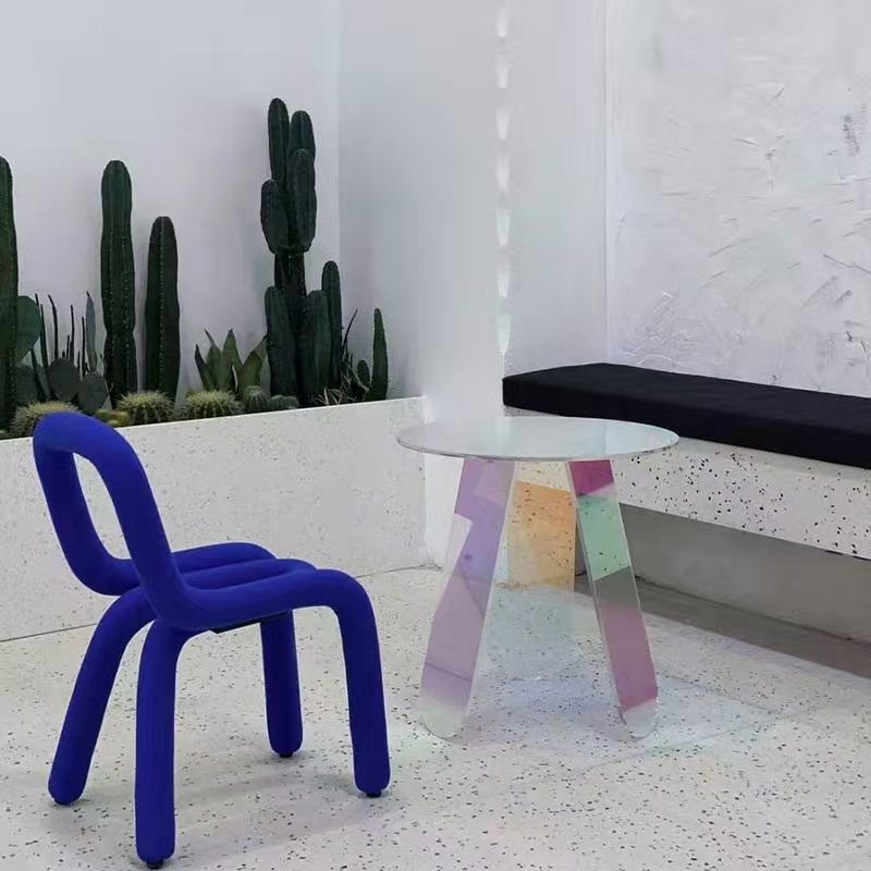 Acrylic 3 Legs Coffee Table Fixed Modern Round Cocktail Table Clearhalo 'Coffee & Accent Tables' 'Coffee Tables' 'coffee_tables' 'furn' 'furn_coffee_tables' 'Furniture' 'furniture_coffee_tables' 'Living Room Furniture' 1200x1200_03d7fce7-4e3d-4e03-b64e-dade92b7d68b