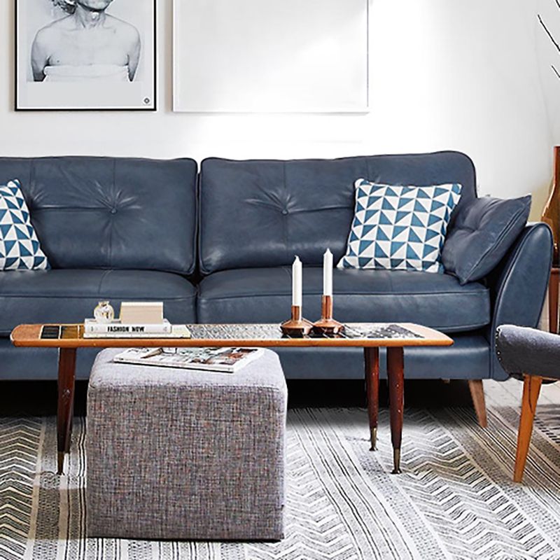 Wood Legs Modern Flared Arm Sofa Leather Standard Tufted Sofa Clearhalo 'furn' 'furn_sofas' 'Furniture' 'furniture_sofas' 'kitchen' 'kitchen_sofas' 'Living Room Furniture' 'Sofa' 'sofas' 1200x1200_03d9a0b0-fc7c-4779-9e72-3c1f4c5bc34b