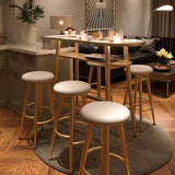 Tempered Glass & Marble Bar Table Specialty Table Top Legs Table -39.4" H Clearhalo 'Bar Furniture' 'Bar Tables' 'bar_tables' 'furn' 'furn_bar_tables' 'Furniture' 'furniture_bar_tables' 'Kitchen & Dining Furniture' 1200x1200_03dba8fa-2d62-4156-89cb-3e6f37b92f7d