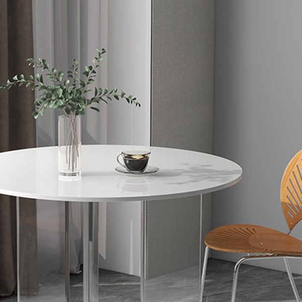 Modern 1/3 Pieces Dining Set Round Stone Dining Table for Dining Room Clearhalo 'Dining Room Sets' 'Dining Tables & Seating' 'dining_room_set' 'furn' 'furn_dining_room_set' 'Furniture' 'furniture_dining_room_set' 'Kitchen & Dining Furniture' 1200x1200_03dbf88d-cafd-4a54-865a-cf390b0db7f8
