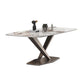 Luxury 1/4/5/6/7 Pieces Dining Set Sintered Stone Dining Table Set with Leather Chairs Clearhalo 'Dining Room Sets' 'Dining Tables & Seating' 'dining_room_set' 'furn' 'furn_dining_room_set' 'Furniture' 'furniture_dining_room_set' 'Kitchen & Dining Furniture' 'kitchen&dining_furn' 'kitchen' 1200x1200_03de8c01-c58f-4584-9165-5db1a655d6f1