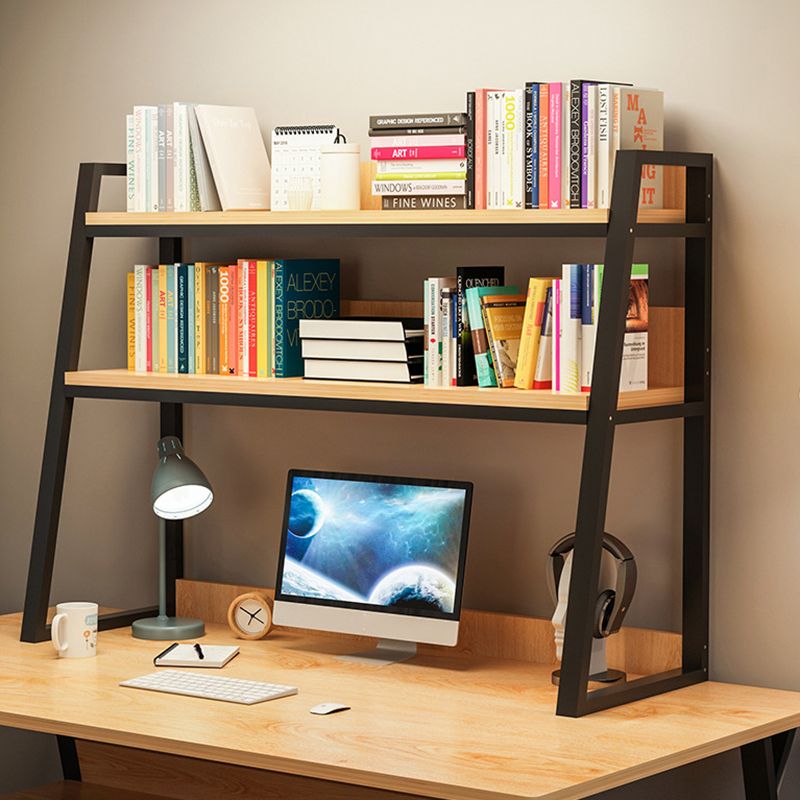 12.6"W Wooden Open Bookshelf Matte Finish Modern Bookcase with Shelves