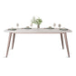 Juego de comedor moderno de piedra sinterizada, juego de comedor rectangular de 1/2/5/7 piezas