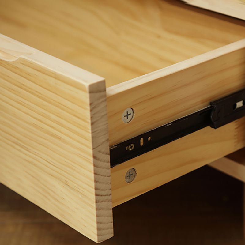 Contemporary Style Wooden Bookcase Vertical Closed Back Bookshelf