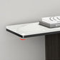 Tabella della console glam da 13 "W Stone White Rectanglegle Console Table