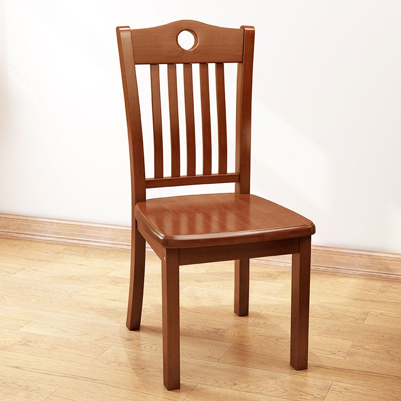 Traditional Style Chair Dining Kitchen Armless Chairs with Wooden Legs Clearhalo 'Dining Chairs' 'Dining Tables & Seating' 'dining_chair' 'furn' 'furn_dining_chair' 'Furniture' 'Kitchen & Dining Furniture' 1200x1200_03e29f37-2581-437c-8309-3406eac1f34f