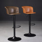 Contemporary Adjustable Height Barstool Faux Leather Swivel Barstool Clearhalo 'Bar Furniture' 'Bar Stools' 'bar_stools' 'furn' 'furn_bar_stools' 'Furniture' 'Kitchen & Dining Furniture' 1200x1200_03e30c75-771b-45f1-9d10-f128bd16a0c5
