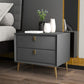 Solid Wood Drawer Storage 18.5" Tall Nightstand With 2 Drawers Clearhalo 'Bedroom Furniture' 'furn' 'furn_night_stand' 'Furniture' 'night_stand' 'Nightstands' 1200x1200_03e36feb-f1fd-4702-8a82-c429d85ed130