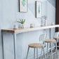 Rectangle Bar Table Contemporary Wood Bar Table with Trestle Base Clearhalo 'Bar Furniture' 'Bar Tables' 'bar_tables' 'furn' 'furn_bar_tables' 'Furniture' 'furniture_bar_tables' 'Kitchen & Dining Furniture' 1200x1200_03e42381-20a4-4936-9a9b-2c9de8d69cf4