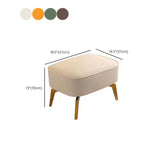 Chaise à bascule intérieure de style glam chaise à bascule canapé avec ottoman