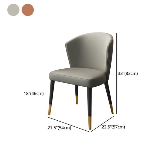 Indoor Scandinavian Side Chair Upholstered Wood Wingback Dining Room Chair Clearhalo ' kitchen&dining_furn' 'Dining Chairs' 'Dining Tables & Seating' 'dining_chair' 'Furniture' 'furniture_dining_chair' 'Kitchen & Dining Furniture' 'kitchen' 1200x1200_03e5ed02-4bef-48e8-a125-4a3132cc744e