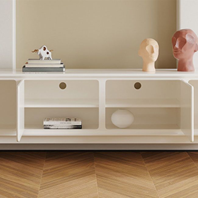 Enclosed Storage Media Console Wooden TV Media Stand for Living Room Clearhalo 'furn' 'furn_tv_stands_entertainment_centers' 'Furniture' 'Living Room Furniture' 'TV Stands & Entertainment Centers' 'TV Stands & Media Storage Furniture' 'tv_stands_entertainment_centers' 1200x1200_03e60778-39c8-4a73-b69b-d5e80236ddd2