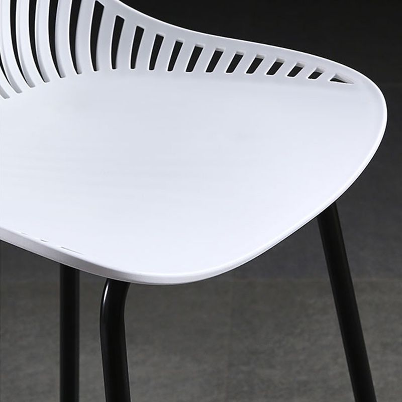 41" Height Backrest Armless Counter Stool Modern Iron Bar Stool with Plastic Cushion Clearhalo 'Bar Furniture' 'Bar Stools' 'bar_stools' 'furn' 'furn_bar_stools' 'Furniture' 'Kitchen & Dining Furniture' 1200x1200_03e7cd55-b3ef-4c7b-8e53-86ba629dc7e4