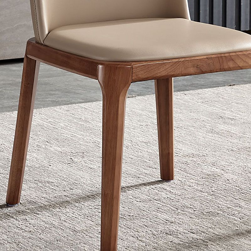 Contemporary Style Wooden Dining Chairs Kitchen Dining Armless Side Chair Clearhalo ' kitchen&dining_furn' 'Dining Chairs' 'Dining Tables & Seating' 'dining_chair' 'furn' 'furn_dining_chair' 'Furniture' 'furniture_dining_chair' 'Kitchen & Dining Furniture' 'kitchen' 1200x1200_03ea70bd-c833-4773-9b9f-68ca540671da