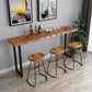Solid Wood Brown Bar Height Pub Table Sled Modern Bar Height Cocktail Table Clearhalo 'Bar Furniture' 'Bar Tables' 'bar_tables' 'furn' 'furn_bar_tables' 'Furniture' 'furniture_bar_tables' 'Kitchen & Dining Furniture' 'kitchen&dining_furn' 'kitchen' 1200x1200_03eb31b9-a546-459b-8321-5f37dac5474b