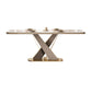 Traditional Luxury Dining Table Stone Rectangle Fixed Table with Pedestal Base Clearhalo 'Dining Tables & Seating' 'Dining Tables' 'dining_table' 'furn' 'furn_dining_table' 'Furniture' 'Kitchen & Dining Furniture' 1200x1200_03eb4cce-e648-4fee-a306-7f7c361348cf