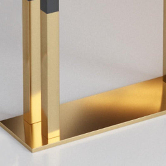 Black Metal Trestle Bistro Bar Desk Rectangle Indoor Contemporary Bar Stool Table Clearhalo 'Bar Furniture' 'Bar Tables' 'bar_tables' 'furn' 'furn_bar_tables' 'Furniture' 'furniture_bar_tables' 'Kitchen & Dining Furniture' 1200x1200_03ebacd9-85f4-42f5-9a8a-179f384566ef