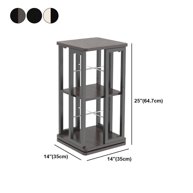 Open Vertical Industrial Corner Bookshelf Metal Frame Manufactured Wood Shelf Bookshelf Clearhalo 'Bookcases' 'furn' 'furn_bookcases' 'Furniture' 'furniture_bookcases' 'kitchen' 'kitchen_bookcases' 'Living Room Furniture' 'Office Furniture' 1200x1200_03ed1c16-d4ad-4079-87fe-4d99018661c6