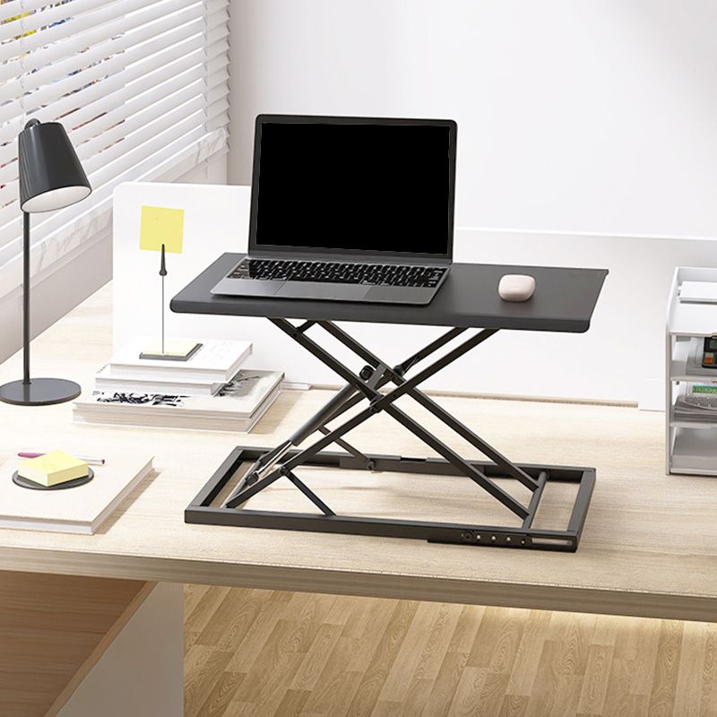 Rectangular Shaped Collapsible Laptop Table Wood Task Desk in Black ...