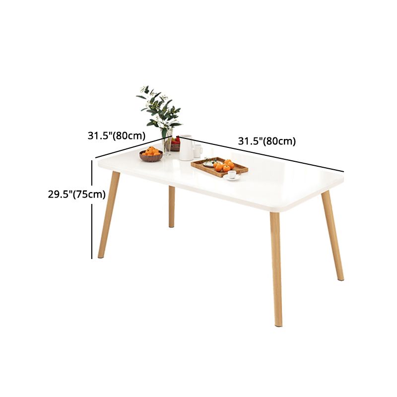 Modern 1/5 Pieces Dining Set Geometry Wood Dining Table for Dining Room Clearhalo 'Dining Room Sets' 'Dining Tables & Seating' 'dining_room_set' 'furn' 'furn_dining_room_set' 'Furniture' 'furniture_dining_room_set' 'Kitchen & Dining Furniture' 'kitchen&dining_furn' 'kitchen' 1200x1200_03edc718-5353-4288-9662-b75abf77a202