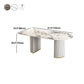 Free Form Sintered Stone Dining Table Luxury Table with Double Pedestal Clearhalo ' dining_table' 'Dining Tables & Seating' 'Dining Tables' 'furn' 'furn_dining_table' 'Furniture' 'furniture_dining_table' 'Kitchen & Dining Furniture' 'kitchen&dining_furn' 'kitchen' 'kitchen_dining_table' 1200x1200_03eee66f-87ee-410a-936c-e0e71f4f5168