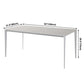 Simple White Kitchen Dining Table Sintered Stone Standard Dining Table with 4 Legs Base Clearhalo ' dining_table' 'Dining Tables & Seating' 'Dining Tables' 'Furniture' 'furniture_dining_table' 'Kitchen & Dining Furniture' 'kitchen&dining_furn' 'kitchen' 'kitchen_dining_table' 1200x1200_03ef7426-301c-4ddb-8b6a-db52fbb48656