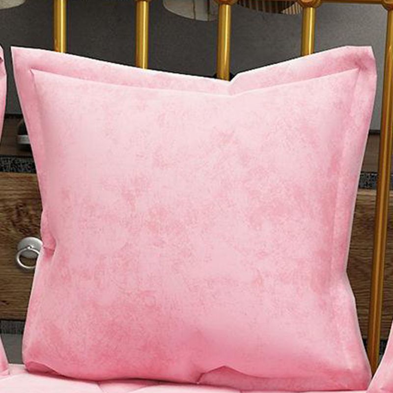 Canapé sans bras de couleur unie industrielle avec oreiller en arrière pour le salon