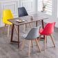 Nordic Glam Style Leather Dining Chair Armless Chair with Wooden Legs for Kitchen Clearhalo ' kitchen&dining_furn' 'Dining Chairs' 'Dining Tables & Seating' 'dining_chair' 'Furniture' 'furniture_dining_chair' 'Kitchen & Dining Furniture' 'kitchen' 1200x1200_03f008a1-c7cb-4dd9-9320-11b8a4cc0dff